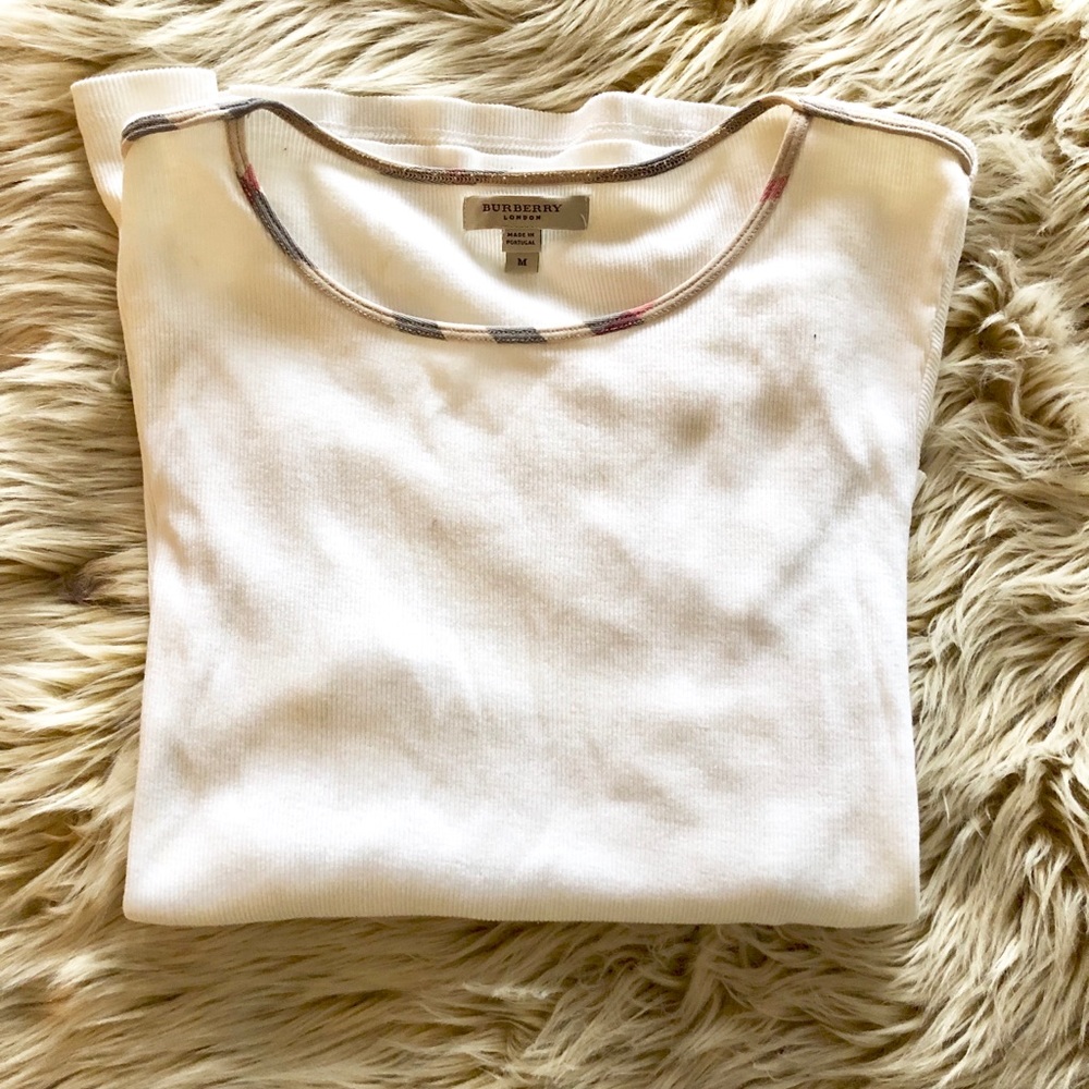 Burberry long sleeves t-shirt. M